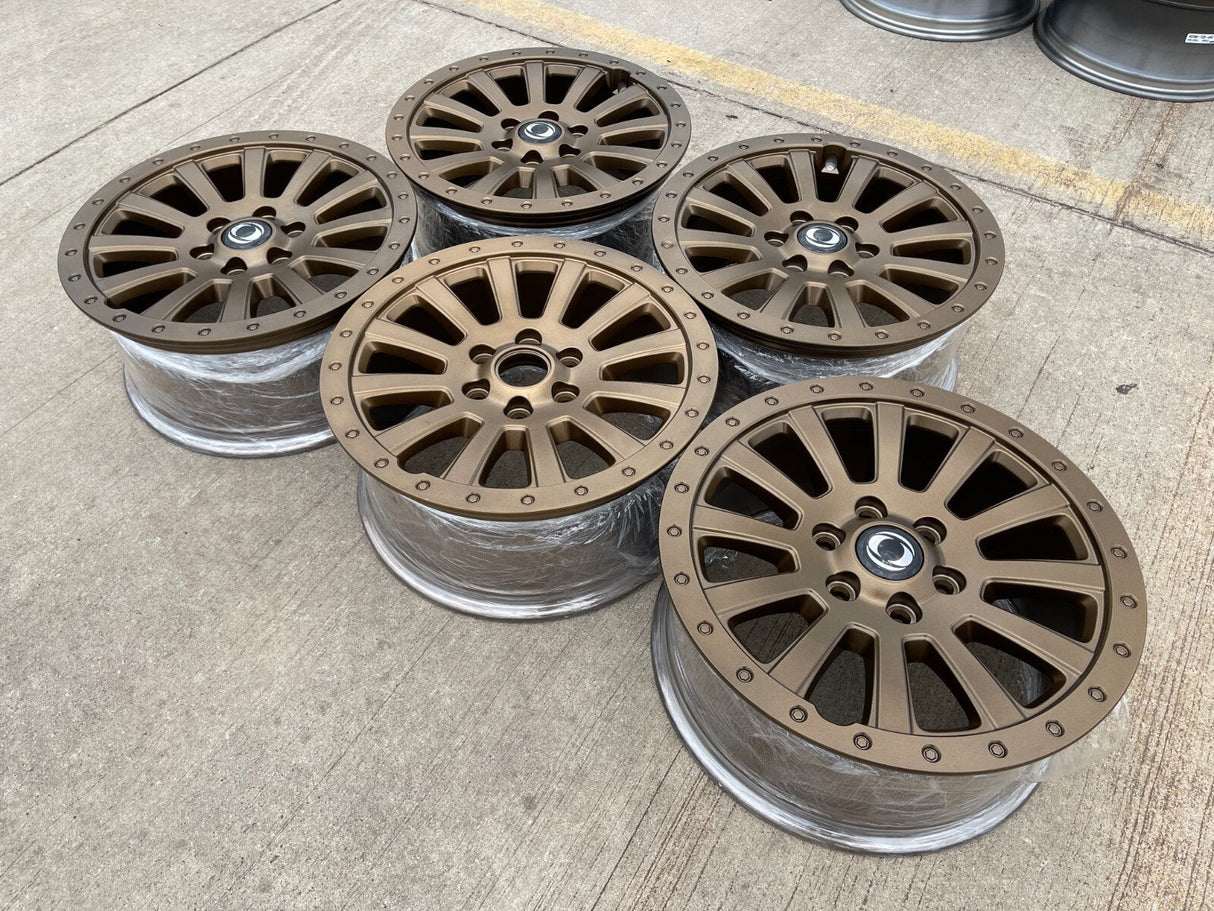 (5) 18" INEOS Grenadier OEM wheels rims Beadlock 2023 2024 2025 2026 NEW Texas Truck Tire