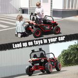 Off-Road UTV Toy for Kids - 2 Seater Ride-On Car, 12V Battery-Powered, Electric 4WD