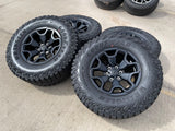 18" Dodge Ram 1500 TRX RHO Black OEM 66002 wheels rims TERRITORY A/T 35" NEW Texas Truck Tire
