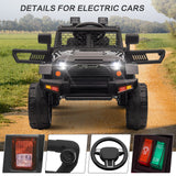 12V Battery-Powered Kids Ride-On Off-Road Truck Toy with Parent Remote Control