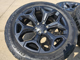 22" Dodge Ram 1500 OEM Laramie wheels LIMITED Gray 2685 2727 tires Texas Truck Tire