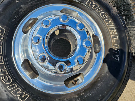 17" Ford F-350 Dually OEM 10477 10478 rims wheels 2023 2024 2025 2026 MICHELIN Texas Truck Tire