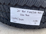 20" Ford F-250 F-350 OEM black Lariat wheels rims 10299 10484 tires NICE SET Texas Truck Tire