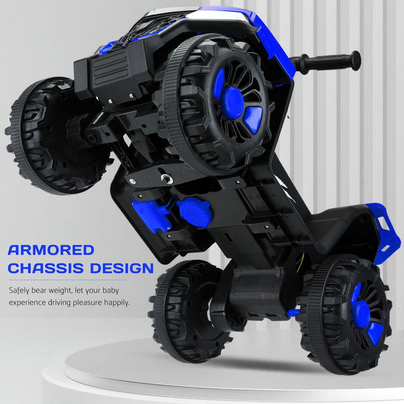 Electric ATV Ride-On Car with MP3 Player and LED Lights - 6V Battery Powered, 4-Wheeled Beach Cruiser