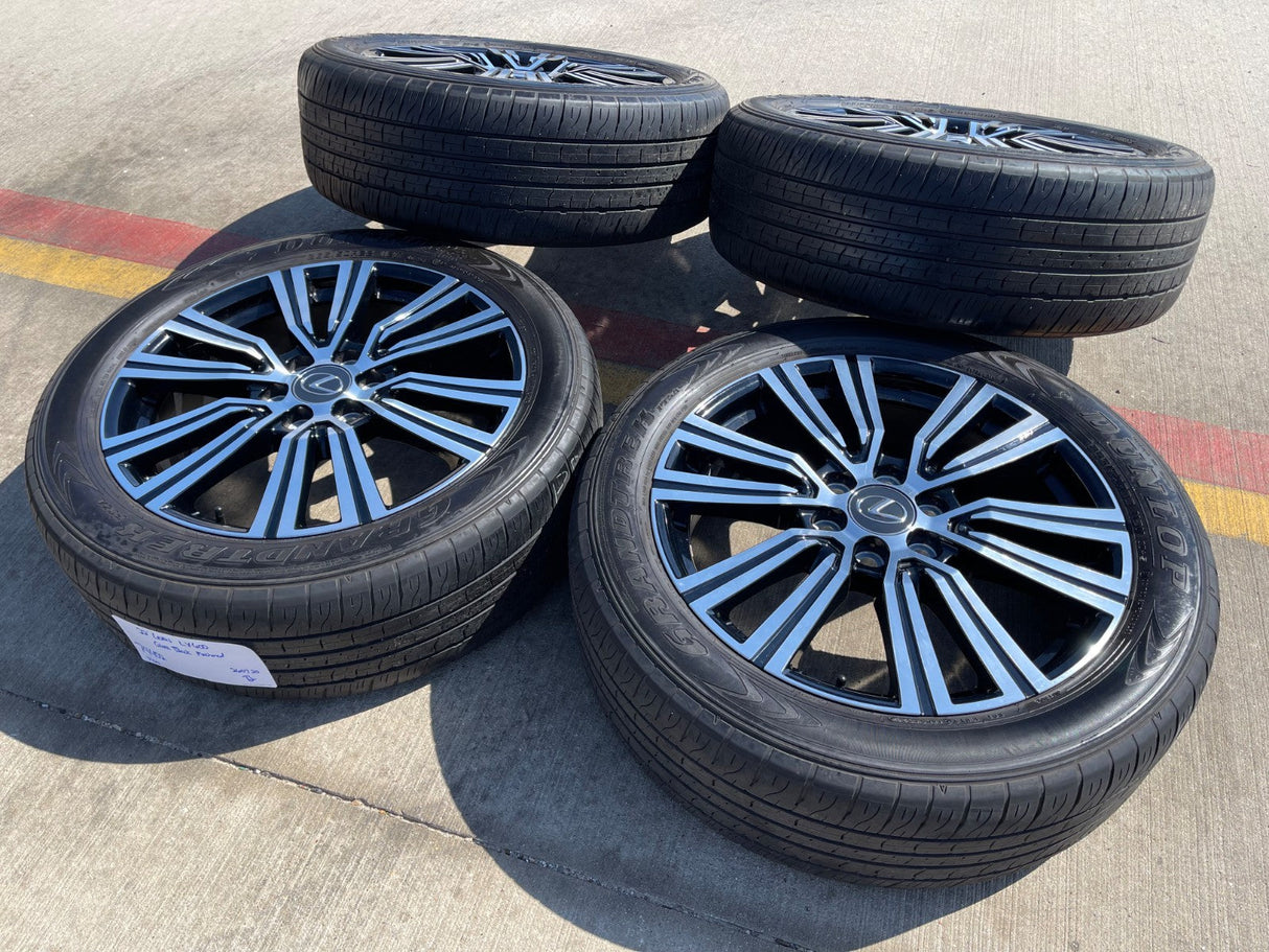 22" Lexus LX600 OEM wheels rims 74402 Toyota Tundra Sequoia 2023 2024 2025 2026 Texas Truck Tire