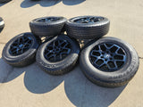 18" Ford Bronco wheels rims tires black 95213 Ranger 2023 2024 2025 2026 Texas Truck Tire