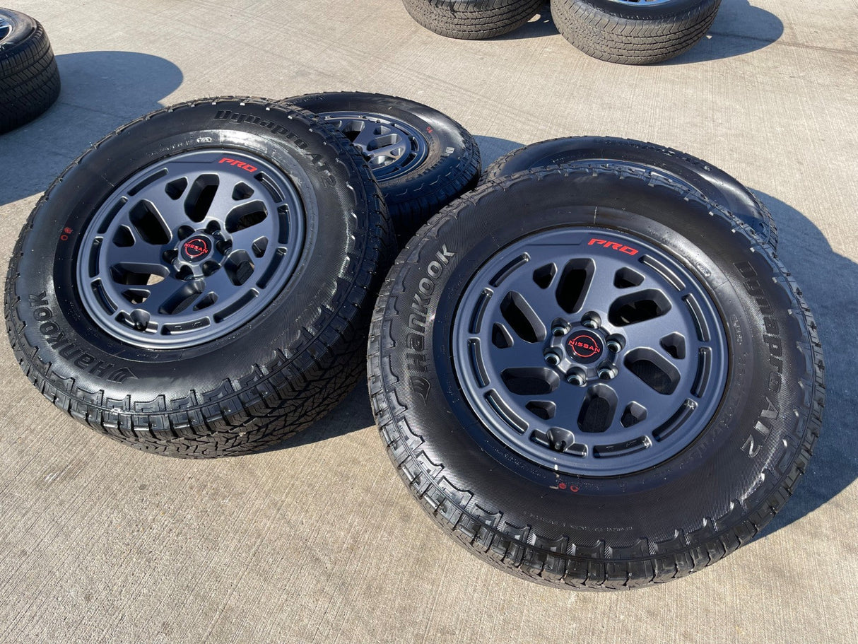 17" Nissan Frontier X-PRO OEM 188183 Desert Runner wheels rims 2025 2026 NEW Texas Truck Tire