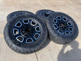 20" Ford F-250 F-350 OEM 10486 Lariat wheels rims 2024 2025 2026 TOYO 35" Texas Truck Tire