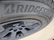 20" Dodge Ram 1500 OEM Laramie Black 2680 wheels rims 2024 2025 2026 BRIDGESTONE Texas Truck Tire