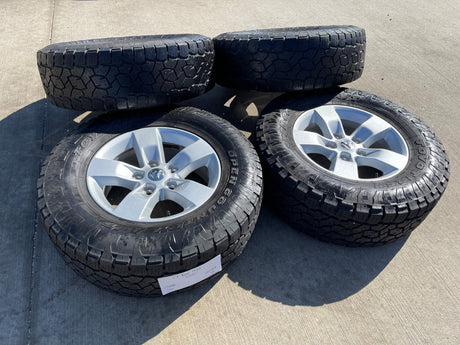 17" Dodge Ram 1500 OEM 2448 wheels rims 5x139 5x5.5 tires TOYO A/T3 Texas Truck Tire