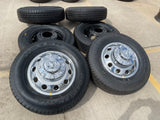 17" Dodge Ram 3500 Dually Laramie 8x200 wheels rims 2701 2702 OEM NEXEN NEW Texas Truck Tire