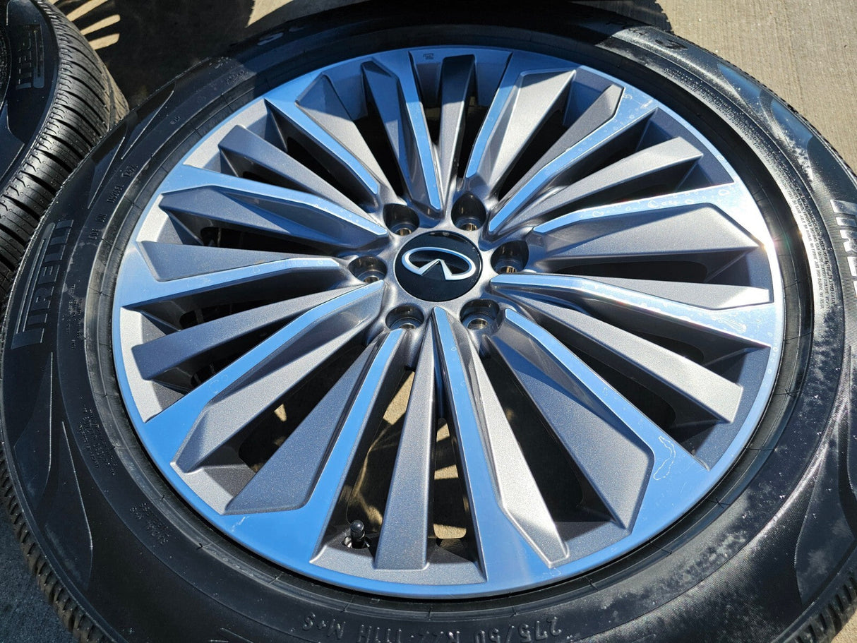 22" Infiniti QX80 QX56 Nissan Titan Armada OEM 94236 wheels rims 2025 2026 NEW Texas Truck Tire