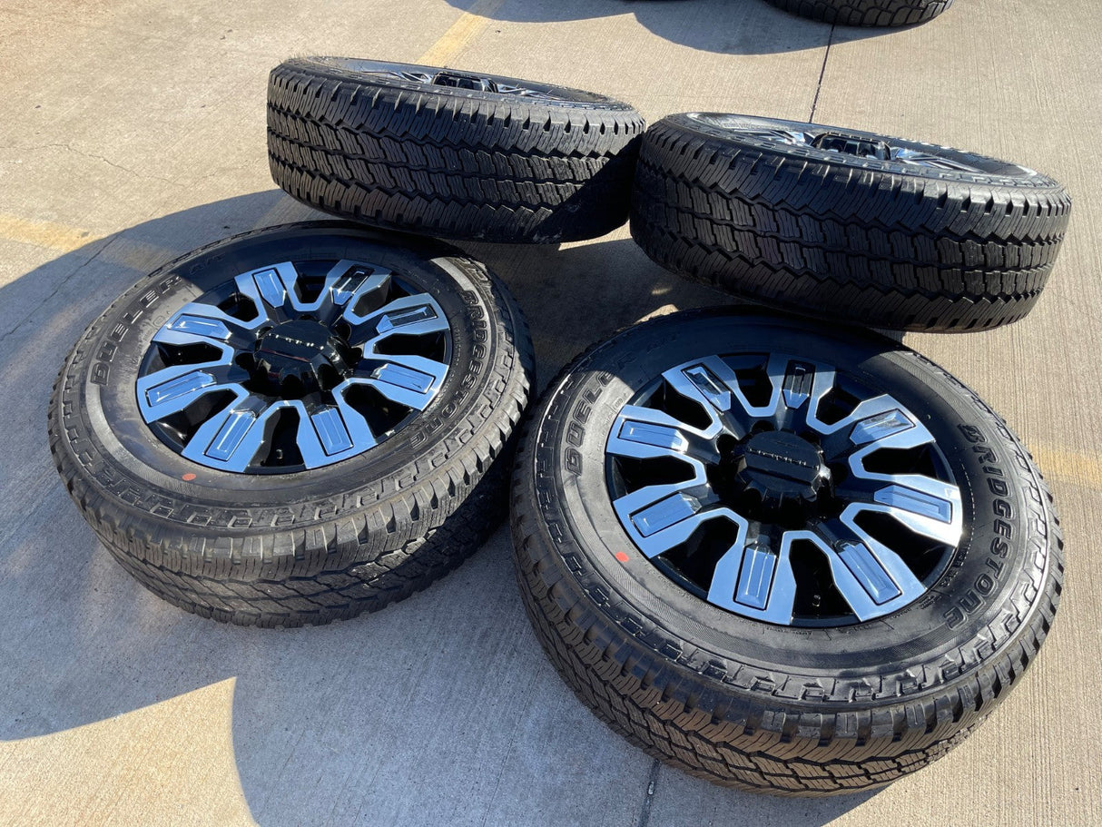 20" GMC Sierra DENALI ULTIMATE 2500 3500 OEM 5958 14138 wheels rims BRIDGESTONE Texas Truck Tire