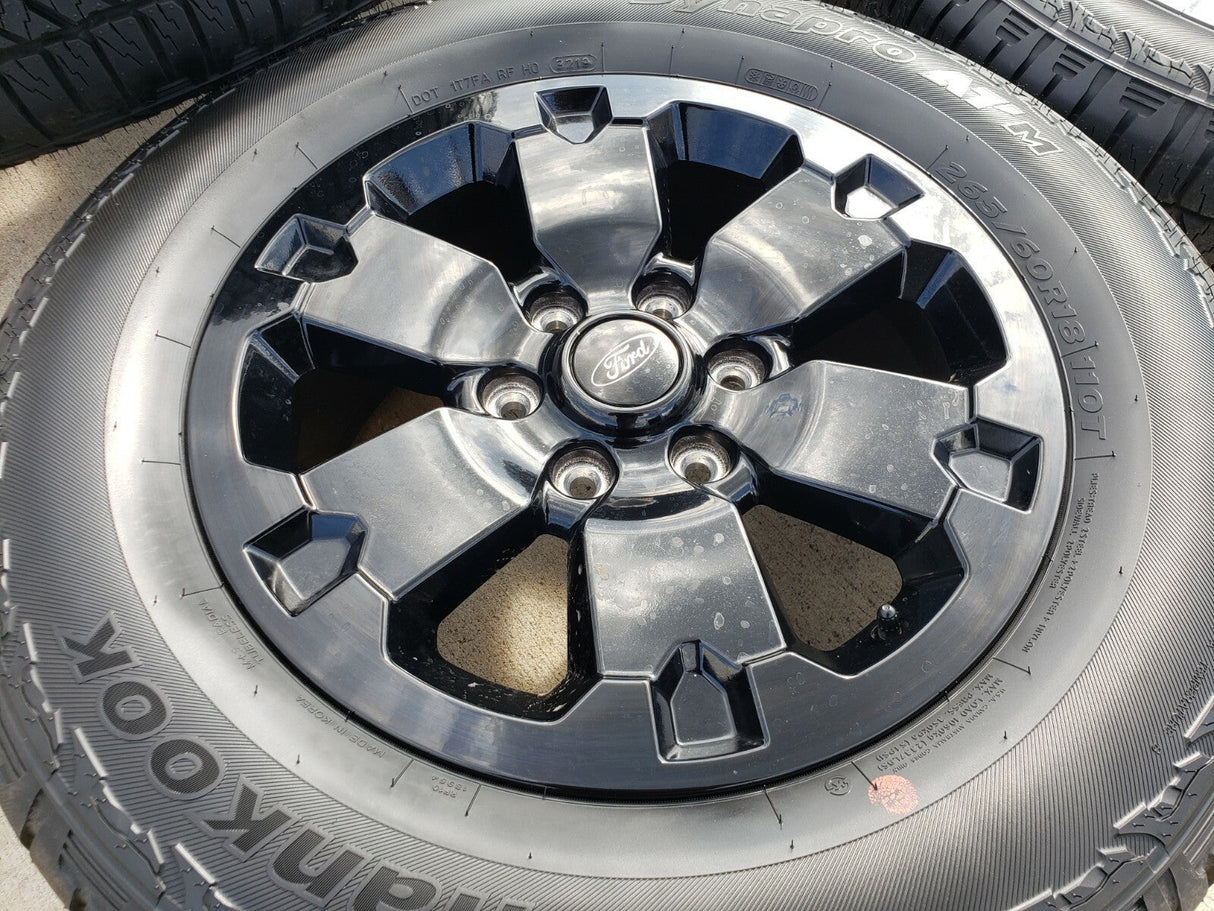 18" Ford Ranger TREMOR Bronco OEM black wheels rims 10282 NEW Texas Truck Tire