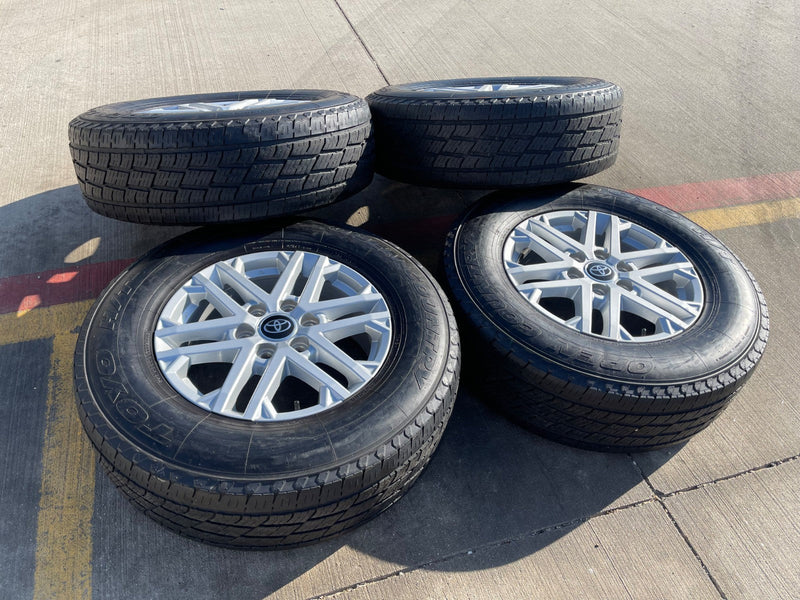 18" Toyota Tundra Sequoia OEM wheels rims 75281 LX600 2022 2024 2025 2026 TOYO Texas Truck Tire