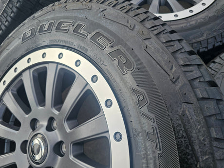 (4) 18" INEOS Grenadier OEM wheels rims tires beadlock 2023 2024 2025 2026 NEW Texas Truck Tire
