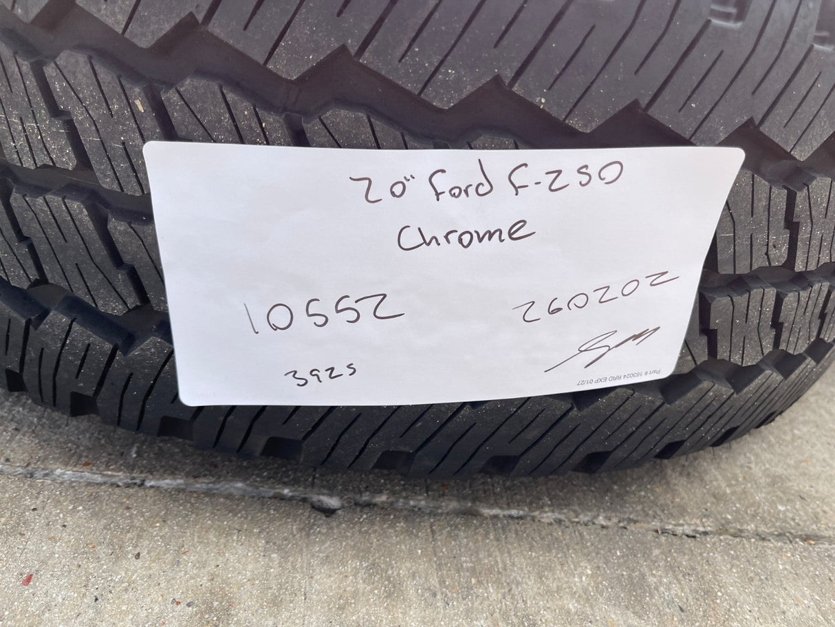 20" Ford F-250 F-350 OEM Lariat 10295 25085 10552 wheels rims 2026 NEW Texas Truck Tire