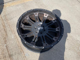 (1) 22x10 22" XD 829 Ford F-150 Expedition rim wheel -18 6x135 Texas Truck Tire