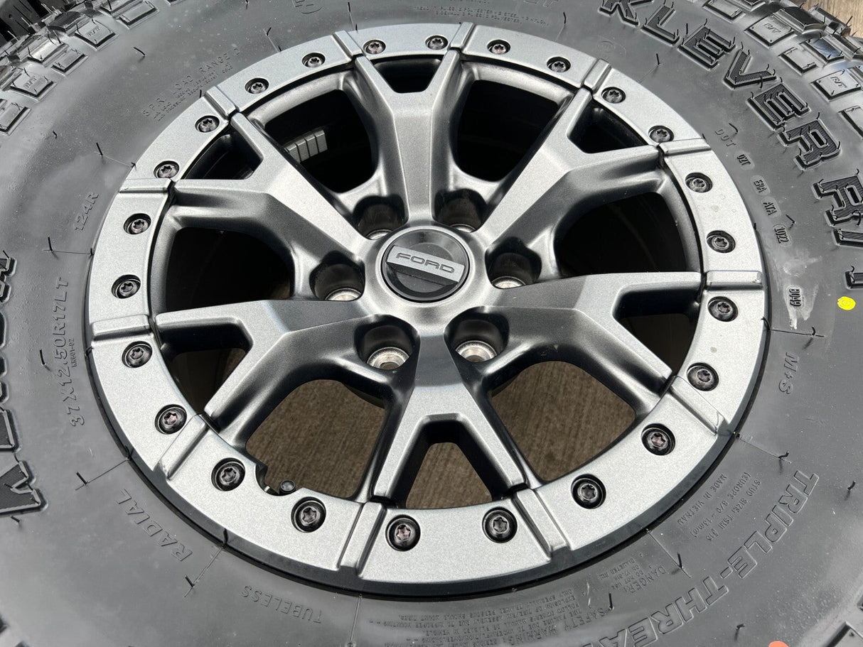 17" Ford F-150 Raptor OEM BEADLOCK 10460 rims wheels tires 37" R/T NEW Texas Truck Tire