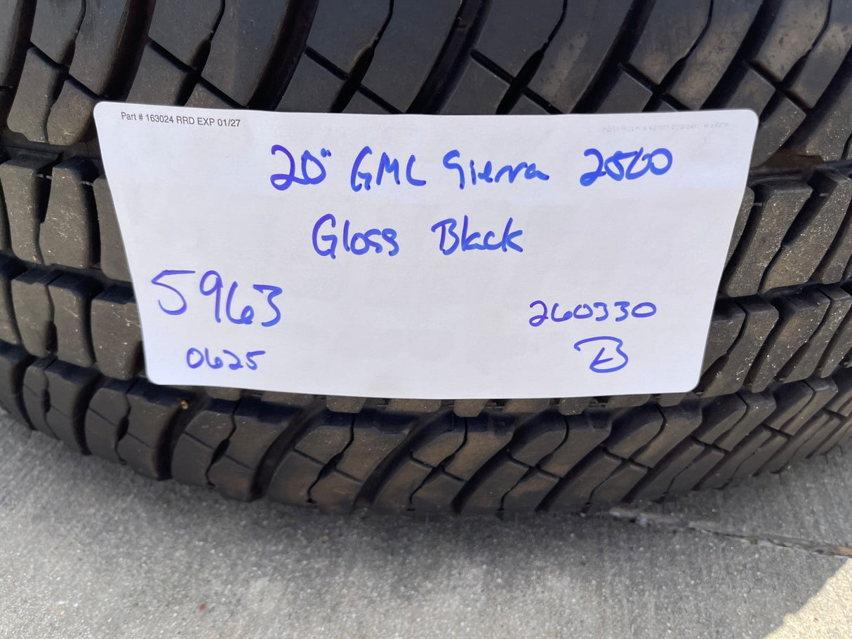 20" GMC Sierra AT4X 2500 3500 OEM 14137 5963 wheels rims Silverado NEW MICHELIN Texas Truck Tire