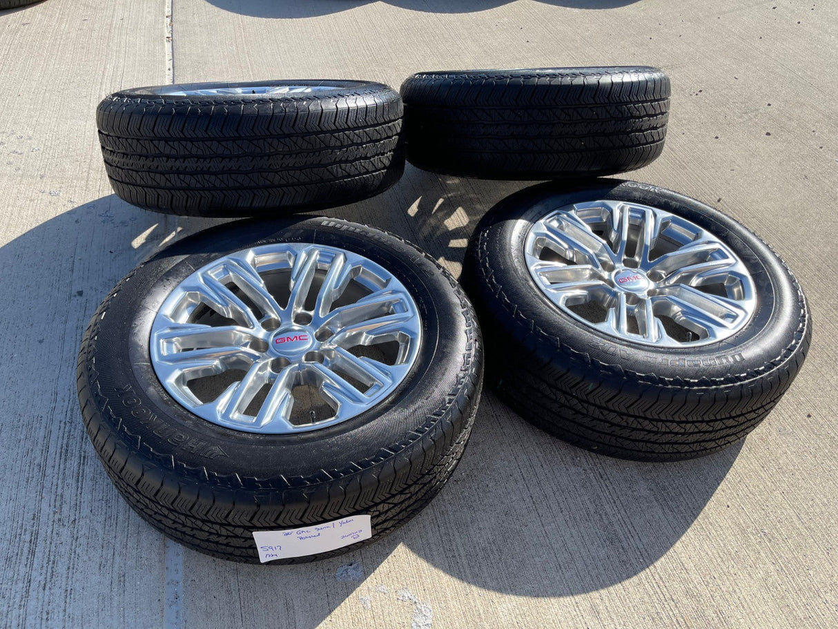 20" GMC Yukon Sierra Tahoe Silverado OEM 2120 14024 wheels rims tires DISCOUNTED Texas Truck Tire