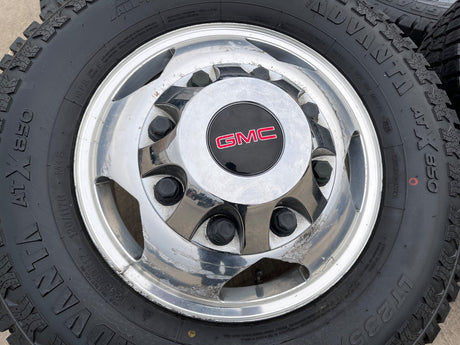 17" GMC Sierra Chevy Silverado 3500 Dually rims wheels OEM 5519 5520 DISCOUNTED Texas Truck Tire