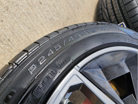 19" BMW OEM 5 Series wheels rims 86710 5x112 G60 i5 2024 2025 2026 NEW GOODYEAR Texas Truck Tire