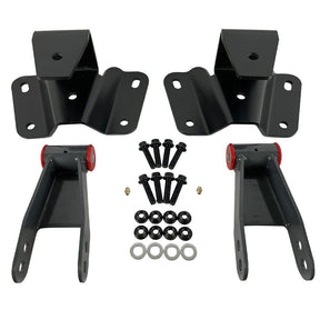 DJM Suspension F100/F150 4 inch Rear Hanger and Shackle Kit - 1973-1996 Ford F-Series DJM Suspension