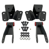 DJM Suspension F250/F350 4 inch Rear Hanger & Shackle Kit - 1987-1997 Ford F-Series DJM Suspension