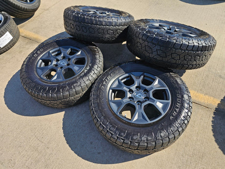 18" Lexus GX550 OEM wheels rims Toyota Land Cruiser Tundra Sequoia TOYO A/T3 Texas Truck Tire