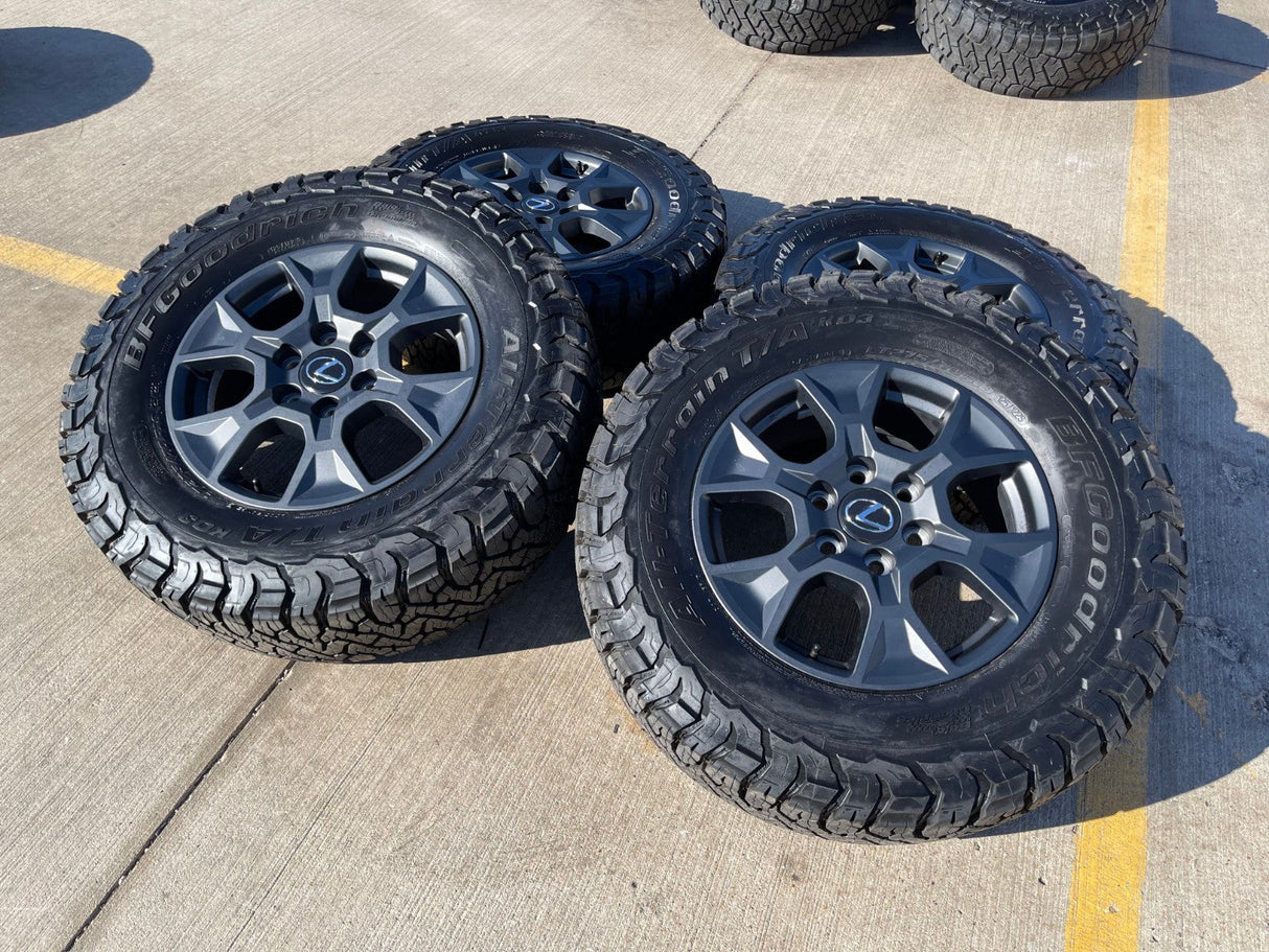 18" Toyota 4Runner Land Cruiser TRD Tundra OEM 10544 wheels rims GX550 NEW BFG Texas Truck Tire