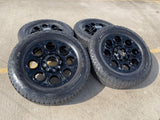 20" Ford F-250 F-350 OEM black Lariat wheels rims 10299 10484 tires DISCOUNTED Texas Truck Tire