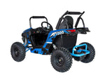 Blue 48V 1000W UTV Children's Electric Three Speed Single Seat Brushless Roll Cage