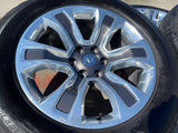 20" Dodge Ram 1500 OEM Laramie Long Horn 2678 2682 wheels rims MICHELIN DEFENDER Texas Truck Tire