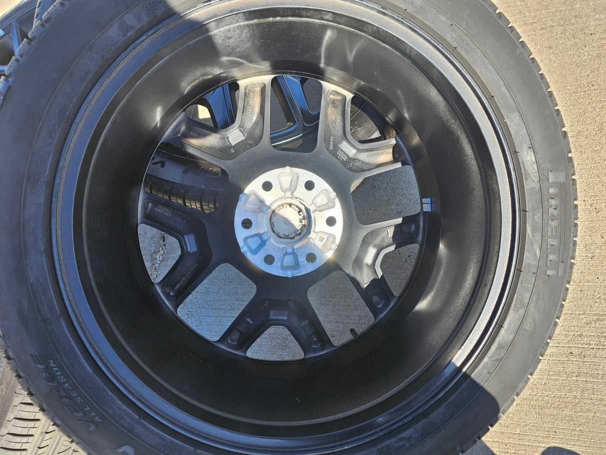 22" Dodge Ram 1500 OEM LIMITED Laramie wheels rims black 2725 2684 PIRELLI NEW Texas Truck Tire