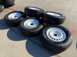 (4) 17" INEOS Grenadier OEM steel wheels rims WHITE tires 2024 2025 2026 NEW Texas Truck Tire