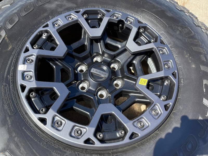 17" Ford F-150 Raptor R OEM BEADLOCK rim wheel 37" tire spare 2024 2025 2026 NEW Texas Truck Tire
