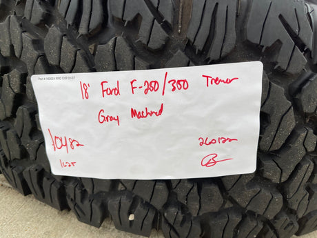 18" Ford F-250 F-350 OEM TREMOR rims wheels 10482 BFG KO2 KO3 A/T 35" Texas Truck Tire