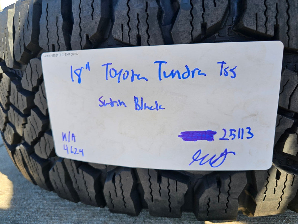 18" Toyota Tundra TSS T FORCE TRD OEM wheels rims Sequoia 2025 DURATRAC NEW Texas Truck Tire