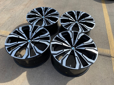 23" BMW X7M X5 X6 X7 OEM Series 86675 wheels rims 2022 2023 2024 2025 2026 Texas Truck Tire