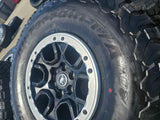 17" Ford Bronco SASQUATCH wheels rims BEADLOCK 10388 Ranger BFG KO2 A/T 37" NEW Texas Truck Tire