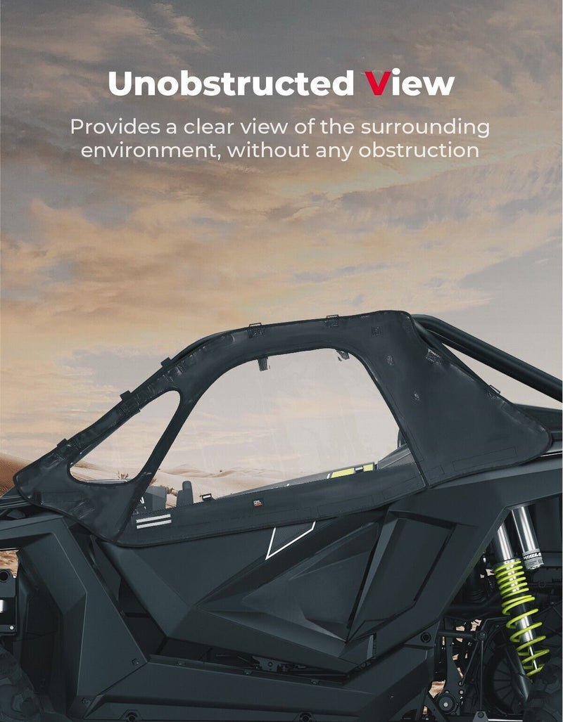 Upgraded Soft Upper Door Cab Enclosure for Polaris RZR PRO XP 2020-2024
