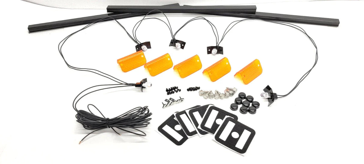 Complete Performance Lund Sun Visor Complete Kit - 1992-1997 Ford F-Series & Bronco Complete Performance