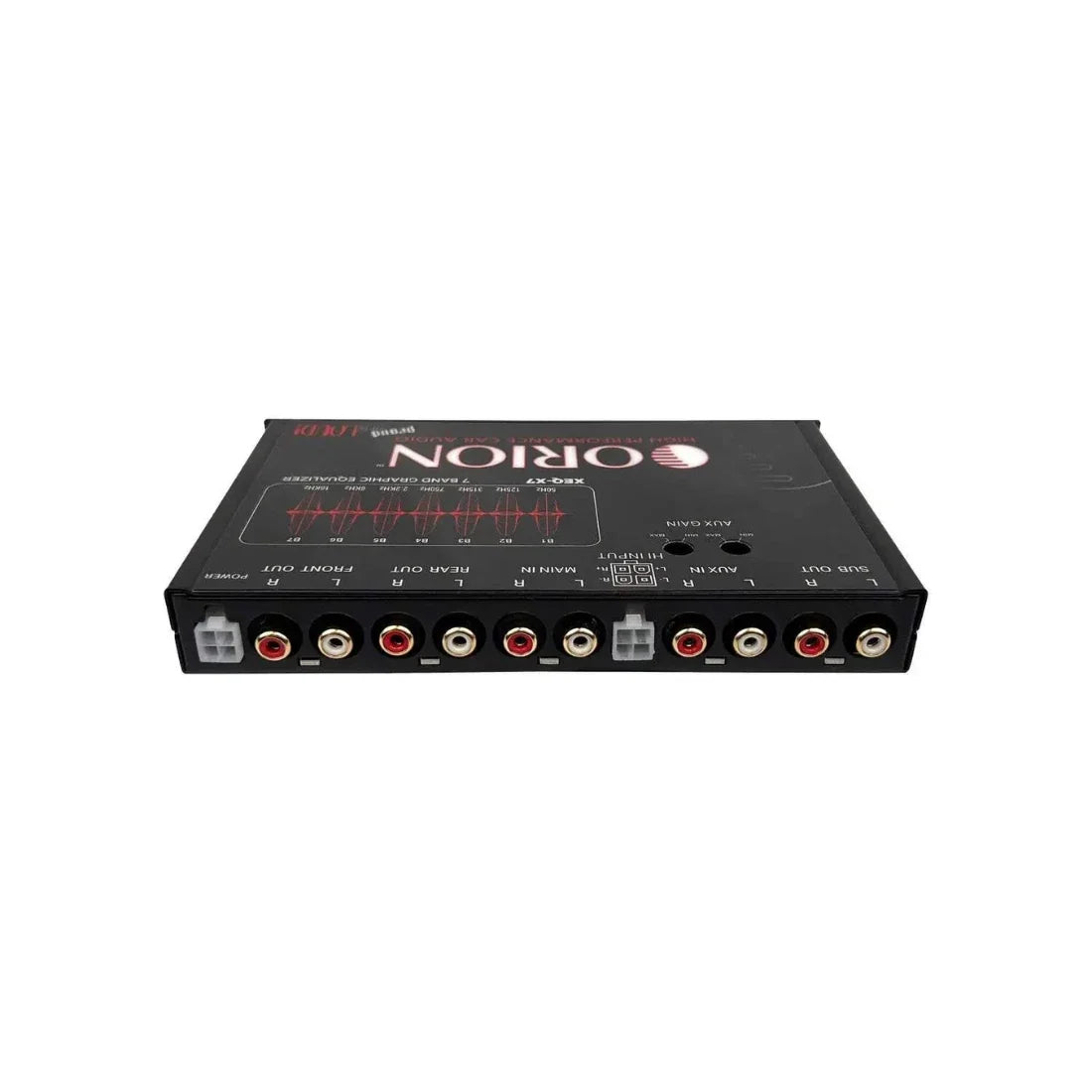 Orion XEQ-X7 7-Band Graphic Equalizer w/ Front AUX Input Orion