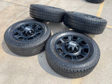 20" Ford F-250 F-350 OEM Lariat Platinum wheels rims 10486 tires 2025 2026 NEW Texas Truck Tire