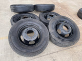 17" Dodge Ram 3500 Dually Laramie 8x200 wheels rims 2703 2704 OEM IRONMAN Texas Truck Tire