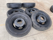 17" Dodge Ram 3500 Dually Laramie 8x200 wheels rims 2703 2704 OEM IRONMAN Texas Truck Tire