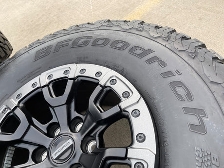 17" Ford F-150 Raptor Bronco R OEM BEADLOCK 51222 rims wheels 2025 2026 NEW 37" Texas Truck Tire