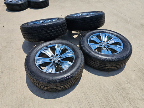 20" Nissan Titan Armada OEM 62753 wheels rims 2018 2019 2020 2022 2023 2024 2025 Texas Truck Tire