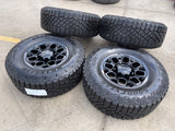 18" AEV Chevy BISON Trail Boss ZR2 2500 OEM wheels rims GMC Sierra GOODYEAR 35" Texas Truck Tire